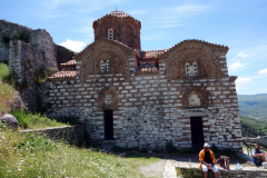 Holy Trinity Church byggd på 1200- eller 1300-talet, Berat Castle, Berat.