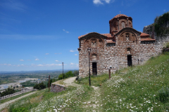 Holy Trinity Church byggd på 1200- eller 1300-talet, Berat Castle, Berat.