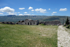 Del av den inre slottsmuren, Berat Castle, Berat.