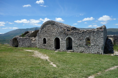 Del av den inre slottsmuren, Berat Castle, Berat.