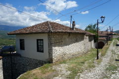 Bostadshus i Berat Castle, Berat.