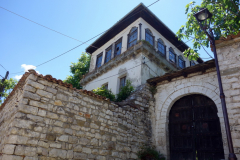 Bostadshus i Berat Castle, Berat.