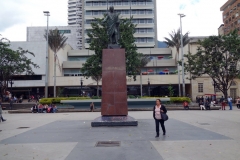 Parque Santander, centrala Bogotá.