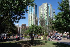 Parken vid Universidad de los Andes, Bogotá.