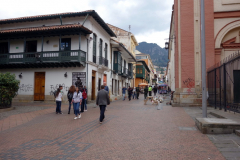 Gatuscen i La Candelaria, Bogotá.