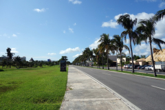 Mitt första stopp i Zona Hotelera, Cancún. Jag hade hoppat av bussen någon kilometer för tidigt.