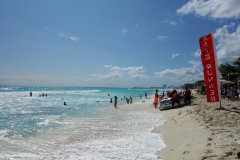 Del av stranden, Zona Hotelera, Cancún.