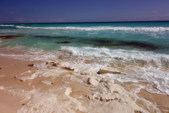 Stranden längs Zona Hotelera, Cancún.