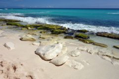 Stranden längs Zona Hotelera, Cancún.