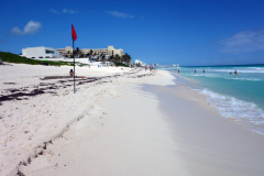 Stranden längs Zona Hotelera, Cancún.