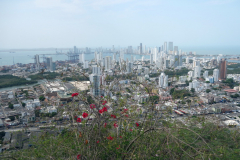 Utsikten från Convento de la Popa, Cartagena.