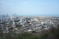 Utsikten från Convento de la Popa, Cartagena.