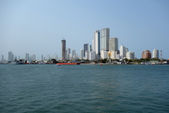 Bocagrande från Getsemani, Cartagena.
