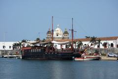 Hamnen i centrala Cartagena.