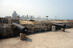 Las Murallas, gamla staden, Cartagena.