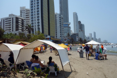 Playa Bocagrande, Cartagena.
