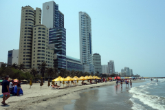 Playa Bocagrande, Cartagena.