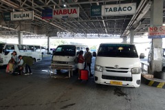 Minibuss till Tabaco, Legazpi Van Terminal, Legazpi City.