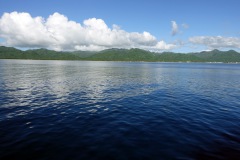 Catanduanes i sikte från M/V Regina Calixta VII.