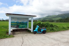Väntkur utanför Bato, Catanduanes.