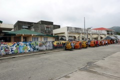 Gatuscen längs Imelda Boulevard, Virac, Catanduanes.