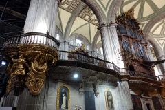 Catedral Metropolitana de la Ciudad de México, Plaza de la Constitución (Zócalo), Centro Histórico, Mexico City.