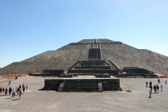 Solpyramiden (Pirámide del Sol), Teotihuacán.