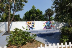 Pushkin Garden vid Stanza Hotel, Roma Norte, Mexico City.