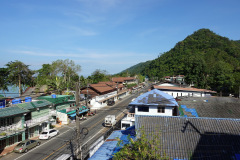 Huvudvägen runt ön, White Sand Beach, Koh Chang.