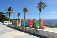 Malecón de Chetumal.