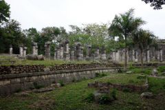 Del av kolonnaden, Chichén Itzá.