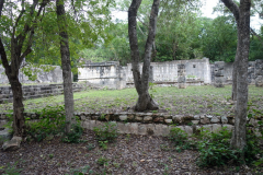 Del av El Palacio de las Columnas Esculpidas, Chichén Itzá.