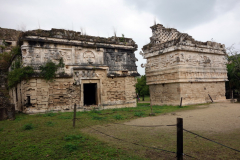 Kyrkan (La Iglesia), ett litet tempel dekorerat med ansiktsmasker tillägnat guden Chaac, Chichén Itzá.
