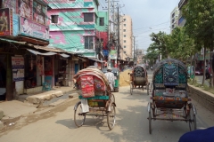 Gatuscen i centrala Chittagong.