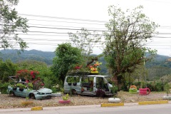 Längs vägen till arkeologiska Copán.