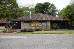 Entrén till arkeologiska Copán.