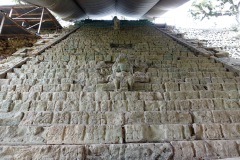 Höjdpunkten idag, den Hieroglyfiska trappan, Gran Plaza, Copán.