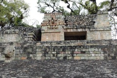 Del av tempel, Gran Plaza, Copán.