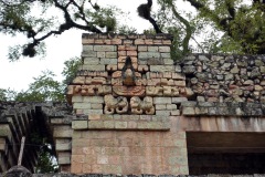 Del av tempel, Gran Plaza, Copán.