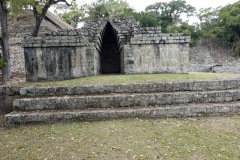 Del av tempel, Gran Plaza, Copán.