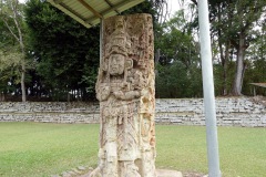 Stelae-porträtt, Gran Plaza, Copán.