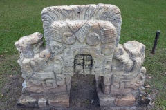 Skulptur, Gran Plaza, Copán.