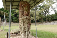 Stelae-porträtt, Gran Plaza, Copán.