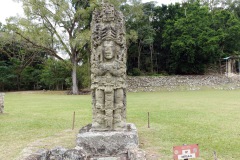 Stelae-porträtt, Gran Plaza, Copán.