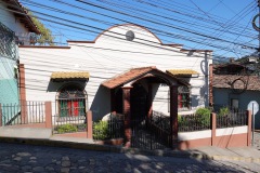 Gulligt litet hus i Copán Ruinas.