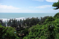 Utsikten från Himchari Hilltop view, Himchari National Park.