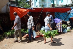 Marknad i Cox's Bazar town.