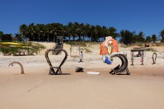 "I Love Canoa Quebrada"-utsmyckning, Canoa Quebrada.
