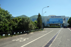 Stationen för linbanan upp till Mount Dajti, Tirana.