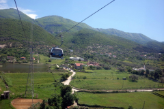 Linbanan upp till mount Dajti, Tirana.